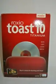 New-Roxio Toast 10 Titanium for Mac Burn Copy Listen Watch - Free Shipping-