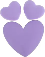3pcs Heart Shape Resin Cable Protectors DIY Accessories Cute Heart Patches for Personalizing Cables Matte Finish Two