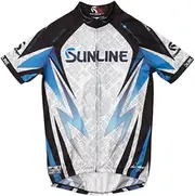 [Sunline] STW-5556CW PRODRY Full Zip Up Short Sleeve L White Shirt