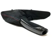 NEW GENUINE BMW M3 M4 M PERFORMANCE CARBON ALCANTARA HANDBRAKE LEVER AND GAITER