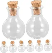 30pcs Mini Glass Bottles with Cork Stoppers for DIY Crafting Sealing Vials for Wish Messages Candy Storage and Decorative Projects Compact and Versatile Miniature Bottles