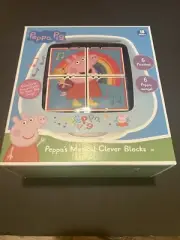 WOW STUFF Peppa Pig Musical Puzzle Blocks Pre-School Learning Toy That Plays