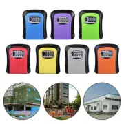 Key Lock Box Wall-Mounted 4-Digit Password Security Storage Case Organizer