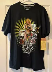 Vintage Y2K Marc Ecko XL SKULLS SHIRT