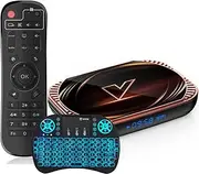CHROX Android TV Box 4GB RAM 128GB ROM, Smart Tv Box S905X4 Quad-Core 64Bit Android Box, Support 2.4G/5.8Ghz WiFi 100 LAN BT 4.2 3D/8K Utral HD/H.265 Set Top Box,4gb+64gb