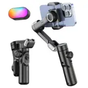 Smartphone Gimbal Stabilizer Handheld Gimbal with Fill Light for TikTok Vlogging