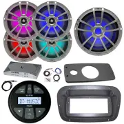 Infinity Radio, Adapter,Spa Bezel, ANT, Amp,Kit, LED Sub, 4x 6.5" 225W Speaker