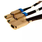 TMC C5256x2-1MT - 1x SFF-8470 SAS X4 connector to (two) SFF-8088 Mini SAS Cable