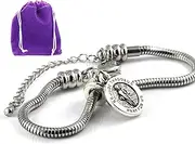 Dave The Bunny St Jude Snake Chain Bracelet