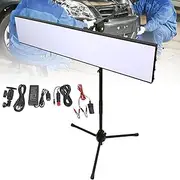 Car Dent Repair Light, Car Repair Tools with Adjustment Stand, 6 Colors PDR Light Dent Reflective Panel, Automobile Sheet Metal Detector, Paintless Dent Remova Kit
