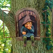 Garden Gnome, Garden Sculptures And Statues, Gnomes Garden Decorations Whimsical Tree Sculptures