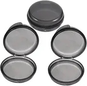 VERDANVERSE 3pcs Transparent Pill Organizer Case for Travel Portable Medication Storage Airtight Design Material for Daily Use and Outdoor Activities Convenient Pill Management