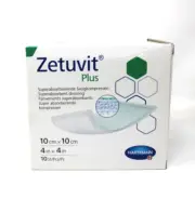 Hartmann 413110 Zetuvit Plus Super Absorbent Gel Dressing 4 x 4" 9/BX Exp 4/26