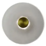 Delessi Sokyo 200mm Wall Light - Gold/Frost - Tri-Colour