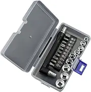 21PCS Multi Functional L-bar Mini Double Head Wrench Screwdriver Socket Set Dual-use Wrench Right Angle Small Space For Use Tool(21 PCS SET)