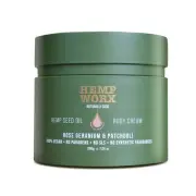 Hemp Worx Rose Geranium & Patchouli Hemp Seed Oil Body Dew 250g