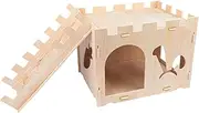 Dickly Washable Hamster Hideaway Hamster Hideout for Chinchilla Dwarf Mice Hedgehog