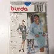 Burda 4505 Size 10-20 Misses' Top Jacket Skirt Suit