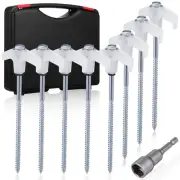20 Pcs Rock Pegs for Hard Standing Heavy Duty Tarp Tent Sleeve