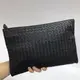 Bottega Veneta 522430 BV 小羊皮編織手拿包 黑色