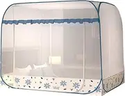Polyester Folding Mosquito Net Tent Pop Up Mosquito Nets with Bottom Portable Family Mosquito Net Bed Easy to Store
