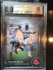 2016 Topps Now Mookie Betts Boston Red Sox #116 BGS 10 PRISTINE MVP 2016 AL $$$