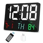 Amgico Digital Wall Clock,11.4" Digital Clock Large Display,Adjustable