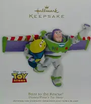 Hallmark Ornament Xmas Tree Buzz Lightyear Alien friend Toy Story Disney Pixar