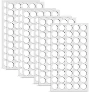 Double Sided Adhesive Dots, 350 Pcs Strong Adhesive Transparent Dots, Removable Traceless Adhesive Dots for Gift Wrapping, DIY Scrapbooking, Festival Decoration (20mm)