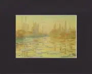 8X10" Matted Print Art Picture Painting Claude Monet: The Ice-Floes, 1880