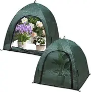 2pack Plant Shade Tent,Plant Sun Protection Tent UV Resisitant Pest Guard Cover Sunshade Cloth for Plants Sun Blocker Plant Cover (22x22x22 Inch)