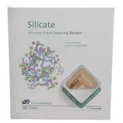 CIRCLE A MEDICAL SILICONE FOAM DRESSING BORDER 216466