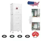 Stylish 5-Drawer Dresser Organizer with Steel Frame - Ideal for Home & Dorm