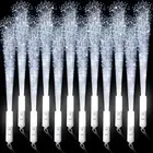 64 Pcs Fiber Optic Wands White Glow Sticks LED Wedding Wand Light up Party Fa...