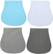 MERRYHAPY 4 Pack Newborn Burp Cloths Soft Cotton Hiccup Towels for Babies Toddlers