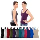 Women's Singlet Top 75% Bamboo by Bt Bamboo Textiles Yoga Gym Running Casual