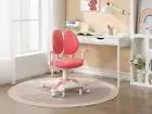 Kids Ergonomic Study Desk & Chair Set - Pink