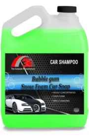 Bubble Gum Snow Foam Car Wash Soap Cleanser, Concentrated, 128 oz (1 Gallon)