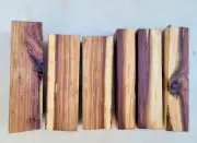 Spalted Plum turning blocks, Craft wood, pen and knife blanks lot