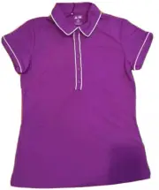 RTLS $60 ADIDAS WOMEN CLIMALITE PURPLE GOLF SHIRT SZ S
