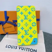 Louis Vuitton Zippy Wallet Vertical Round Purse M82005 yellow Lime