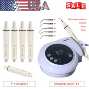 Dental Ultrasonic Piezo Scaler 5*Tips fit EMS Cavitron Woodpecker +5*Handpiece