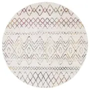NEW Tapete Rug Oasis Tribal Round Rug Multi Colour 240x240cm