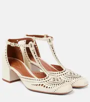[Zimmermann] Zimmermann Eliot leather pumps AU 5 white