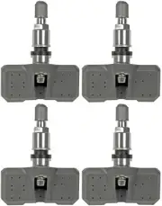 Four Tire Pressure Monitoring System (TPMS) Sensor Dorman 974-076
