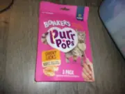 2 packages of Bonkers Purr Pops cat chicky licks-new