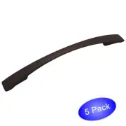 *5 Pack* Cosmas Cabinet Hardware Oil Rubbed Bronze Arch Pulls #3200-128ORB