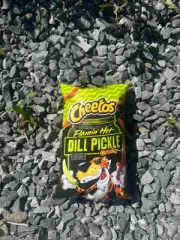 Hot Cheetos Dill Pickle Flamin Hot 8.5 Oz