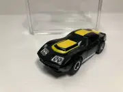 AFX tras BLACK / YELLOW CORVETTE AW Chassis & Display case Aurora NEW!
