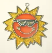 SUN WITH SUNGLASSES SUNCATCHER (CELESTIAL SUNCATCHER)